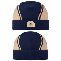 Bonnets en laine 100% confortables pour l'hiver, faible MOQ, logo personnalisé, respirants, imperméables, unisexes, adultes