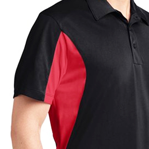 Men's <b>Black</b> Red Color Block <b>Polo</b> Shirt Short Sleeve Quick Dry Knitted Polyester Casual Sporty <b>Polo</b> Collar - Product Image 6