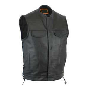 Nouveau design de gilet en cuir, prix d'usine, gilet en cuir élégant, gilet en cuir véritable en vente en ligne - Product Image 5