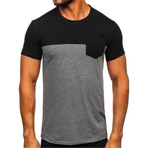 T-shirts unisexes à manches courtes pour hommes - Impression numérique, devant uni, décontracté, tissu jersey en mélange polyester/coton, séchage rapide, respirant - Product Image 1