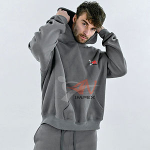 Ropa Deportiva con Logotipo Personalizado, Sudadera Deportiva de Manga Larga para Correr, Sudadera con Capucha Extra Grande, Sudadera con Capucha de Felpa de Algodón para Hombre - Product Image 4