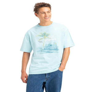 Camiseta de hombre de marca a la moda, corte holgado, de algodón puro de alta calidad, cuello redondo, manga corta, tejido suave y ancho. - Product Image 2