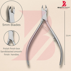 Cortaúñas de Acero Inoxidable con Mango Antideslizante en Diferentes Formas, con Mandíbula Afilada para Eliminar Cutículas y Uñas Muertas - Product Image 2
