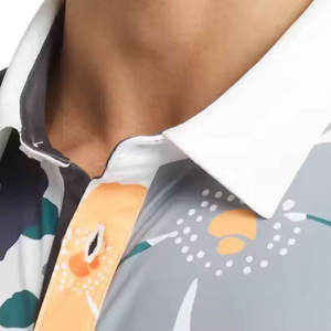 Chemises décontractées d'été 100 % coton tricoté avec logo frontal, service OEM, qualité supérieure, pour les loisirs et les vacances - Product Image 3