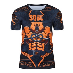 Rashguard Personalizado de Manga Corta para MMA y BJJ con Material Elástico Transpirable, Ajuste Ergonómico y Construcción que Absorbe el Sudor - Product Image 3