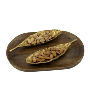 Ensemble de 2 bols luxueux en aluminium pour fruits secs, style moderne, pour Noël, mariages, Ramadan, fêtes et table à manger, meilleur choix 2025 - Product Image 1