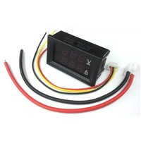 Medidor Digital de Voltaje y Corriente CC FYX DC 0-100V 10A 50A 100A con Pantalla LED Dual para Medición de Voltaje y Corriente CC