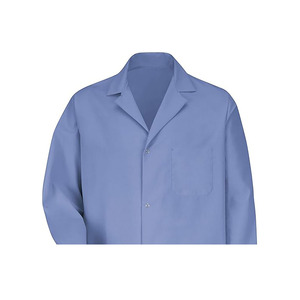 Unisex Classic White Cotton <b>Scrub</b> <b>Sets</b> with Jersey Fabric Needle Detection Professional Medical Nurse Uniform for Hospital Use - Product Image 4