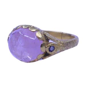 Bijoux en argent sterling 925 plaqué or pour mariage, pierre précieuse morganite, bague classique pour femme - Product Image 6