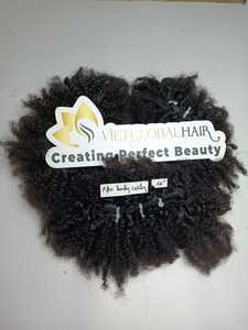 Vietnamese 100% Virgin Hair Vendors Best Quality Afro Kinky Curly Weft Bundle <b>Light</b> Color Human Hair Extensions Fast Shipping - Product Image 3