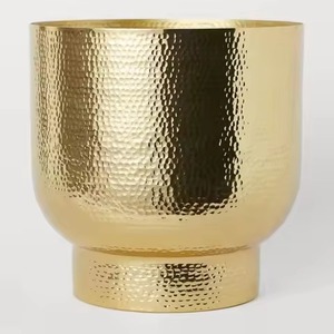 Elegante Maceta Metálica para Interiores y Exteriores, Maceta Decorativa para Plantas, Decoración para Jardín y Balcón - Product Image 6