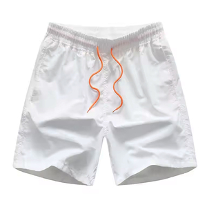 Best Casual Summer Canvas Shorts for Men <b>Elastic</b> Waist Lightweight Nylon Quick Dry with Pockets Custom logo Pattern - Product Image 2