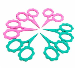 Mini Sunflower & Daisy Design Stainless Steel Right-Handed Hair <b>Thinning</b> Scissors with Short Handle - Product Image 5