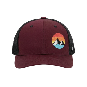 Custom Branding Trucker Hat Mesh Back Snapback <b>Cap</b> Embroidered <b>Mountain</b> Patch Outdoor Hat - Product Image 6