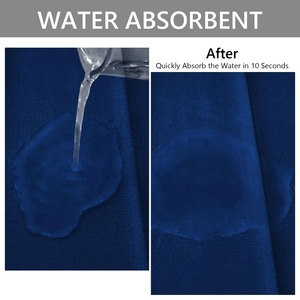Solid Color Rectangle Memory Foam Bath Mat With <b>Rubber</b> Backing Anti Slip For Bathroom <b>Floor</b> Modern Minimalist Design - Product Image 2