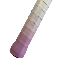 Overgrip TOPPRO para Squash, Material PU, 2.5cm X 112cm, Grosor 0.65mm, Modelo W35 BLANCO-ROSA