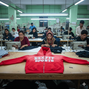 เสื้อฮู้ดพิมพ์ลายดอกไม้ REXFIT SPORTS ผ้าฝ้าย 100% เสื้อฮู้ดผู้ชาย ดีไซน์เนอร์ลำลอง ซิปสีชมพูฟอกสี - Product Image 5