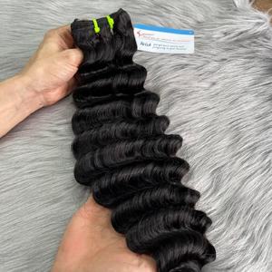 Extensiones de cabello crudo vietnamita virgen superventas 2025 estilo de onda profunda de Thanh An - Product Image 1