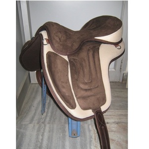 Selle de dressage, de loisirs, de trail et de barrel racing en cuir de buffle 100% de qualité supérieure, sans arceau, personnalisable, très demandée - Product Image 4