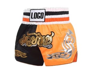 Shorts de Muay Thai al por Mayor, Shorts de Entrenamiento de Boxeo MMA, Shorts de Grappling Jiujitsu con Logotipo Personalizado - Product Image 5