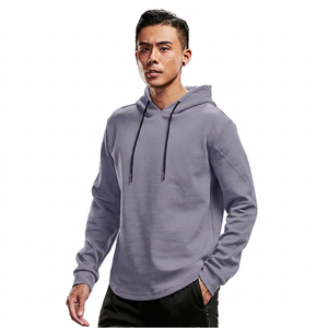 Pull à capuche en tricot torsadé pour homme, pull décontracté chaud d'hiver, pull à capuche en laine mélangée douce pour homme - Product Image 1