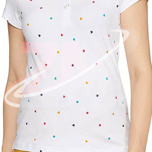 Polo pour femme personnalisé avec logo, en coton de haute qualité, disponible dans toutes les tailles - Product Image 4