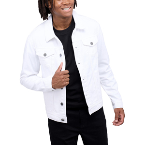 Mens Denim Jacket With Multi Pockets Utility Style Long Sleeve Jean Coat Outdoor Travel Jacket Durable Cotton Fabric Clothing - Product Image 5