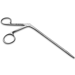 Pince à oreilles d'alligator professionnelle de 12 pouces avec mâchoire incurvée, instrument chirurgical ORL en acier inoxydable de qualité supérieure, pointe fine - Product Image 1