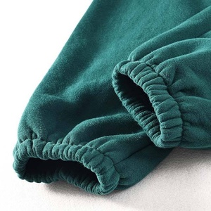 Pantalon de survêtement uni personnalisé en gros, pantalon de jogging vierge pour homme en coton - Product Image 6