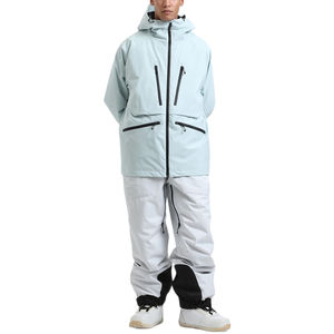 Custom Men’s <b>Ski</b> Suit Waterproof Windproof Insulated Snowboard <b>Ski</b> <b>Jacket</b> and Bib Pants Winter Sportswear OEM ODM Wholesale - Product Image 2