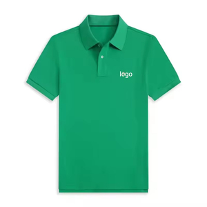 Polo de Algodón Negro para Hombre, Manga Corta, Color Sólido, Transpirable, Diseño Casual, Logotipo Frontal, Tela Piqué - Product Image 6