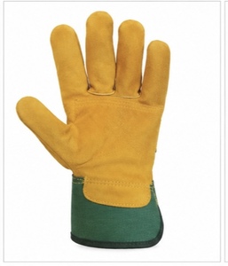 Gants MUBASHAR PRO GRIP en cuir international antidérapants, résistants à la chaleur, durables, respirants, avec manchette renforcée, personnalisables - Product Image 2