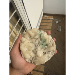 Premium Dark Green Apophyllite Stilbite <b>Crystal</b> <b>Cluster</b> Natural Mineral Specimen for Display and Decoration - Product Image 4