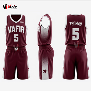 Uniformes de Baloncesto Personalizados para Clubes y Ligas, Conjuntos Reversibles con Camisetas de Baloncesto de Doble Capa y Pantalones Cortos, Impresión Vafir Industry - Product Image 3