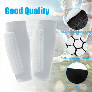 Nuevas Espinilleras de Fútbol Ligeras de Compresión 2026, Transpirables, Protección Profesional, Poliéster/Spandex, con Soporte - Product Image 3