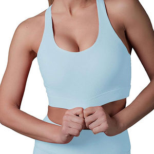 Conjunto Deportivo de 2 Piezas para Mujer, Sujetador Deportivo con Leggings, Conjunto de Yoga sin Costuras, Ropa Deportiva para Correr, Traje de Yoga Atlético para Mujer OEM - Product Image 3