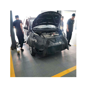 กระเบื้องปูพื้นแบบ interlocking เป็นมิตรกับสิ่งแวดล้อม ระบายน้ำได้ดี กันลื่น ผลิตจาก PVC สำหรับโรงรถ ผลิตจากโพลีโพรพิลีนใหม่ 100% ขนาด 400*400*18 มม. - Product Image 1