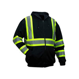 Sweats à capuche de sécurité haute visibilité, veste chaude pour le travail en extérieur, vêtements de protection quotidiens - Product Image 4
