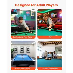 Taco de Billar Profesional de Fibra de Vidrio y Titanio Compuesto de 58 Pulgadas y 21 oz con Punta Multicapa para Juegos en Casa y Uso en la Oficina - Product Image 6