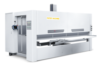 Machine de peinture par pulvérisation CNC automatique 5 axes PATER, haute productivité, pour le revêtement des portes et panneaux en bois