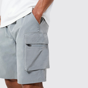 Shorts pour hommes de qualité supérieure, fabriqués au Pakistan, en polyester/coton, taille élastique, séchage rapide, respirants, prix de gros - Product Image 4