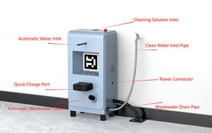 Robot de Limpieza Comercial de Pisos con Navegación Totalmente Automática, Aspiradora, Fregadora, Limpiadora, Tanque de Agua de 31L, Suministro Directo de Fábrica - Product Image 3