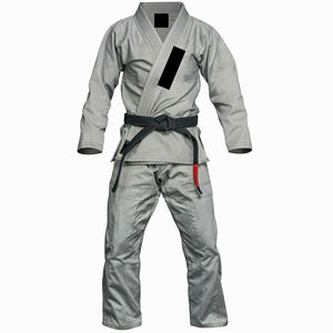 Kimono de BJJ color gris, 100% algodón, 350g 450g 550g, unisex, para adultos, Jiu Jitsu brasileño, Gracie Barra, Tatami, Shoyoroll. - Product Image 1