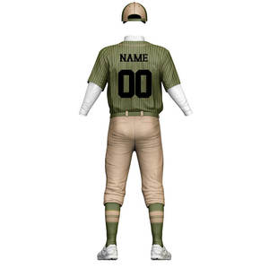 Meilleur prix, nouvelle arrivée, uniforme de baseball 100% polyester respirant, logo personnalisé, service OEM de haute qualité, ensembles de vêtements de sport - Product Image 6