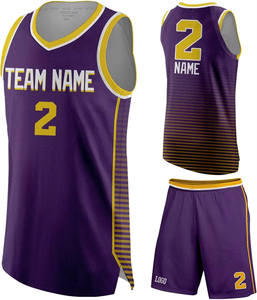 Maillots et shorts de basket personnalisés en gros, imprimés, respirants, ensembles d'été à séchage rapide, vêtements de sport, uniforme de basket pour hommes - Product Image 5