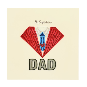 Tarjeta de quilling hecha a mano con diseño temático del Día del Padre, tarjeta de quilling para papá con sobre, tarjeta de felicitación premium hecha a mano para el día del padre - Product Image 4