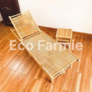Tumbonas de playa de bambú natural, camas soleras a buen precio para complejos turísticos de playa, suministradas por Eco Farmie en Vietnam. - Product Image 4