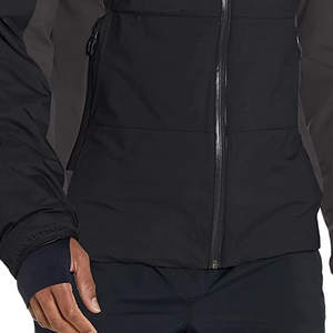 Veste coupe-vent matelassée en toile épaisse pour homme, avec fermeture éclair, imperméable, respirante, anti-UV, à capuche, pour le cyclisme et la course à pied, service OEM - Product Image 6
