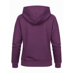 Veste zippée en polaire unisexe surdimensionnée avec logo sur le devant, style streetwear décontracté - Product Image 2