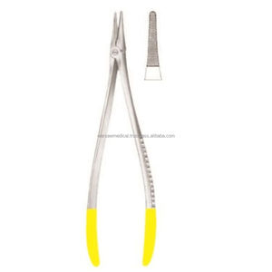 Porte-aiguille chirurgical en acier inoxydable WARSAW T/C Tip Axhausen, personnalisé OEM |   porte-aiguille - Product Image 6